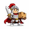 Sir Box a Lot Movers mascot